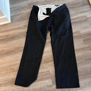 Men's Banana Republic Black Wool Dress Pant
